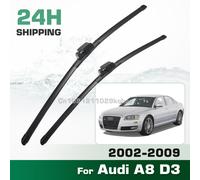 For Audi A8 D3 2002-2009 2003 2004 2005 2006 2007 2008 LHD&RHD Front Wiper Blades Windshield Windscreen Window Brush 24" 23"