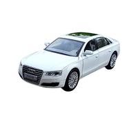 For Audi A8LA6L Simulation Alloy Car Model Sound And Light Pull Back Toy Car Ornaments 1:32 Vehicles Kit(2)