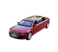 For Audi A8LA6L Simulation Alloy Car Model Sound And Light Pull Back Toy Car Ornaments 1:32 Vehicles Kit(4)