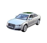For Audi A8LA6L Simulation Alloy Car Model Sound And Light Pull Back Toy Car Ornaments 1:32 Vehicles Kit(3)