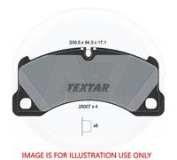 FOR AUDI E-TRON PORSCHE TAYCAN PANAMERA MACAN CAYENNE TEXTAR FRONT BRAKE PADS