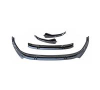 For Audi For S3 For A3 For S-Line For 8Y 2021 2022 2023 ABS Glossy Front Bumper Spoiler Lip Lower Body Kit Diffuser Splitter Tuning Guard(FIBER Look)