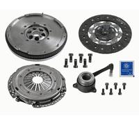 For Audi Ford Seat Skoda VW 1.9 2.0 1995-2010 SACHS Clutch Kit Dual FlyWheel+CSC