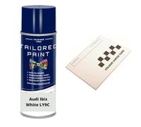 For Audi Ibis White LY9C Aerosol Spray Paint Rattle Can (Aerosol Spray Paint)