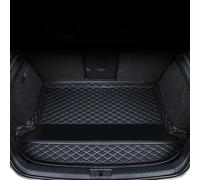 For Audi Q2 Q3 Q4 Q5 Q7 Q8 SQ2 SQ5 SQ7 SQ8 RS-Q3 RS-Q8 TFSI Car Leather Trunk Mats Boot Liners, Tailored Anti-Slip Waterproof Cargo Pet Carpets with Raised Edges, Protector Accessories