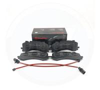FOR AUDI Q7 Q8 SQ7 SQ8 S6 S7 S8 FRONT BREMBO OEM BRAKE PADS & WEAR WIRE SENSORS