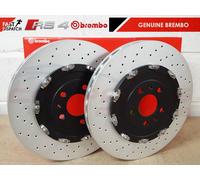 FOR AUDI RS4 QUATTRO B7 2005-2009 FRONT GENUINE BREMBO BRAKE DISCS SET 365mm OEM