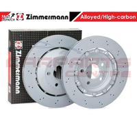 FOR AUDI RS5 8T3 8F7 2010-2016 REAR DRILLED BRAKE DISCS PAIR 330mm 8T0615601A