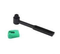 for Audio Technica Replacement Needle AT-VMN95E - Elliptical Tip for Clear Sound on Turntables - Fits AT-LP120X and VM95 Series - Includes Dust Brush Green(Green)