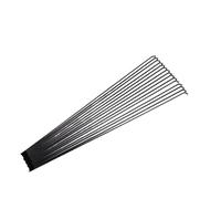 For autohaux 10pcs 14G For Bicycle Spokes - 304 Stainless Steel, Black w/Spoke Caps - High-Strength For MTB Road Bike Wheel Repair Kit(10pcs-255MM)