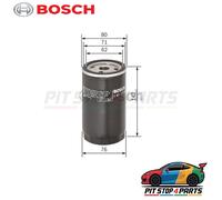 For Automotive Oil Filter Bosch 0451103092 142 mm High Efficiency Replacement