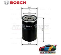 For Automotive Oil Filter Bosch 0451203223 122 mm High Efficiency Replacement