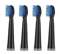 for AUX A11 Electric Toothbrush Replacement Heads Compatible for UPHYLIAN/KONKA/PHYLIAN Soft Brush Bristles Nozzles(4PCS Black)