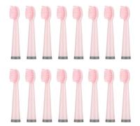 for AUX A11 Electric Toothbrush Replacement Heads Compatible for UPHYLIAN/KONKA/PHYLIAN Soft Brush Bristles Nozzles(16PCS Pink)