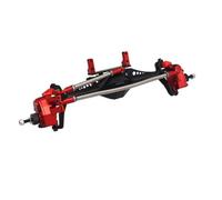 For Axial For Capra 1.9 For Unlimited Trail For Buggy For UTB Currie F9 1/10 RC Crawler Car Upgrade Aluminum Alloy Front And Rear Portal Axle RC Axles(Red,Front)