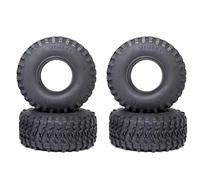 For Axial For SCX10 4PCS 1/10 135 * 55MM 2. Rubber For Terrain Tyre Wheel Tires RC For Rock Crawler Parts Accessories Replacement Repair RC Car Tires Wheels
