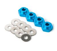 For Axial For SCX10 For TRX4 1/8 1/10 4PCS Hex Wheel Hub Drive Adapter Extension Column Metal Nut 12mm To 17mm RC Car Parts Parts