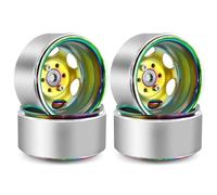 For Axial For SCX10 For TRX4 D90 1/10 4Pcs 1.9 Metal Beadlock Wheel Rims With Negative Offset RC Crawler Rc Accessories
