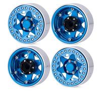 For Axial For SCX10 For TRX4 For TRX6 D90 For Redcat Gen8 D110 For Tamiya 1/10 Rc Car Aluminum Alloy 1.9'' Beadlock Wheel Rim Upgrade Parts RC Car Repair Kit