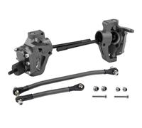 For Axial For SCX10 II 90046 90047 AR44 1/10 Alloy Portal Front Rear Axles With Steering Link Upgrade Parts RC Crawler RC Spare Parts