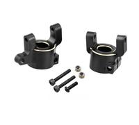 For AXIAL For SCX10 II AR44 90046 90047 1/10 Black Brass Differential Cover Steering Knuckles - Upgrade Parts RC Car Toys Components