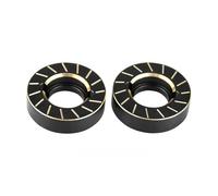 For AXIAL For SCX10 II AR44 90046 90047 1/10 Black Brass Differential Cover Steering Knuckles - Upgrade Parts RC Car Toys Components