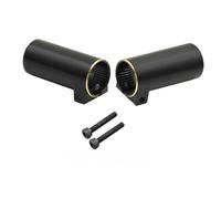 For AXIAL For SCX10 II AR44 90046 90047 1/10 Black Brass Differential Cover Steering Knuckles - Upgrade Parts RC Car Toys Components