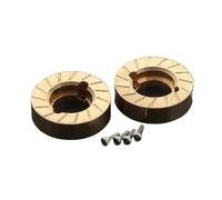 For Axial For SCX10 II AR44 90046 90047 1/10 Rc Car Brass Axle Counter Weight Set Steering Knuckles Carriers Differential Cover Parts Accessories