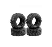 For Axial For SCX10 II For TRX-4-1/10 4PCS 1.9" Beadlock Tires 90x37mm High-Grip Rubber RC Crawler Accessories Upgrades Replacement Repair RC Car Tires Wheels