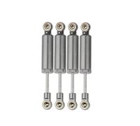 For Axial For SCX10 II RBX10 For Wraith For TRX4 For Redcat 1/10 4PCS 70/80/90/100/110mm Built-in For Spring Shock Absorber Damper RC Car Parts RC Car Shock Absorber(Gray,80mm)