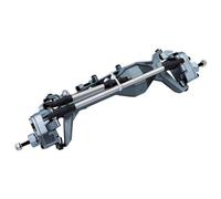 For Axial For SCX10 III AXI03007 1/10 RC Crawler Truck Upgrade CNC Aluminum Front And Rear Portal Axle Adjustable Upper Link Mounts RC Axles(Gray,Front axle)