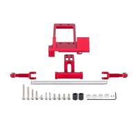 For Axial For Scx10 Iii For Lcg 1/10 Rc Crawler Aluminium Bat Servo Mount Hydraulic Steering Link Portal Axle Chassis Diy Upgrade Parts RC Replacements Spare