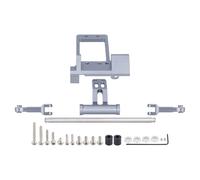 For Axial For Scx10 Iii For Lcg 1/10 Rc Crawler Aluminium Bat Servo Mount Hydraulic Steering Link Portal Axle Chassis Diy Upgrade Parts RC Replacements Spare