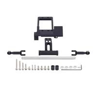 For Axial For Scx10 Iii For Lcg 1/10 Rc Crawler Aluminium Bat Servo Mount Hydraulic Steering Link Portal Axle Chassis Diy Upgrade Parts RC Replacements Spare