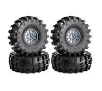 For Axial For SCX10 Pro For Wraith For Capra For Traxxas For TRX4 1/10 4pcs 150mm 2.2" Metal Beadlock Wheel Rim Tire Set RC Crawler Car Rc Car Tires