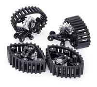 For Axial For Scx24 1/24 Rc Crawler Remote Control Car 4Pcs Snow Track Wheel Tire Upgrade Parts Modify Accessories Rc Upgrade Model
