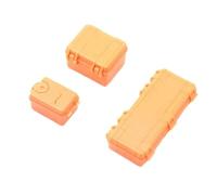 For Axial For SCX24 1/24 Scale Luggage Set - 3-Piece Tool Box Travel Case With Opening Lid RC Crawler RC Repairs Models Spare