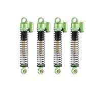 For Axial For SCX24 AX24 SCX2596G 1/24 4Pcs 53Mm Extended Metal Shock Absorber Damper RC Crawler Car Upgrade Parts Accessories Replacement RC Car Shock Absorber(Green)