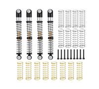 For Axial For SCX24 For Deadbolt C10 For Wrangler For Gladiator For Bronco 1/24 53mm Aluminum Shock Absorber Damper RC Car Truck Parts Replacement RC Car Shock Absorber(Black)