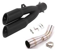 For B&enelli 502C Trk502C Motorcycle System Silencer Modified Link Muffler Removable Db Killer Exhaust Pipe Diameter Slip Exhaust Pipe(F)