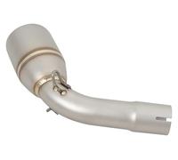 For B&enelli TNT125 TNT135 2017-2020 2021 2022 Motorcycle 51MM Exhaust Middle Link Pipe Escape Muffler Slip On Diameter Slip Exhaust Pipe