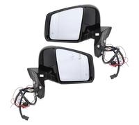 For B&enz For G-Class W463 G55 G65 G550 G500 G400 G350 1992-2002 2003 2004-2017 Car Side Door Rearview Mirror Cover Assembly Exterior Mirror Complete(1 pair black)