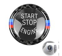 For B-M-W Accessories Start Stop Button Cover, Car Engine Start Stop Button Cover for B-M-W 1 3 5 Series, Push Start Button B-M-W Compatible with B-M-W E90 E92 3 E89 Z4 Series