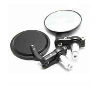 For B&MW 22mm Cnc Aluminum Motorcycle Round Handle Bar End Rearview Side Mirrors Motorcycle Rearview Mirror(Not foldable)
