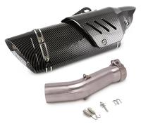 For B&MW C650 SPORT 2016-2020 Motorcycle Exhaust Middle Link Pipe 51mm Tail System Escape motorbike muffler exhaust(1)