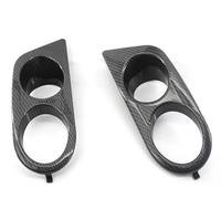 For B&MW E46 M3 2001 2002 2003 2004-2006 Accessories Car Front Bumper Grill Fog Light Cover Grille Trim Honeycomb Mesh(1 Pair Carbon fiber)