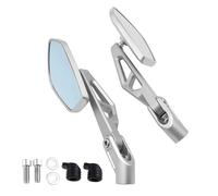 For B&MW M1000r M1000xr S1000r S1000xr Cnc Aluminum Foldable Motorcycle Rearview Mirror Motorcycle Rearview Mirror(SILVER)