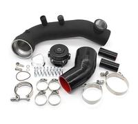For B&MW N54 For Engine 2011 2012 135i 335i 1M Blow Off Valve Turbo Charge Pipe With For BOV Kit Car Air Intake Air Box Intake Hose(Pipe-BK)