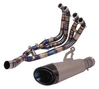 For B&MW S1000RR 2019-2022 For S1000R 2021 2022 Motorcycle System Muffler Tail Front Link Tube Exhaust Pipe Motorcycle Exhaust Muffler System(4)