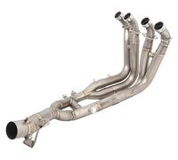 For B&MW S1000XR 2021-2023 Motorcycle System Front Link Slip On Muffler Vent Tip Exhaust Pipe Motorcycle Exhaust Muffler System